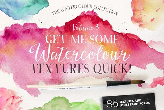 watercolor textures for wedding stationery