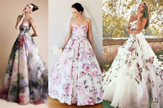 watercolor wedding dresses